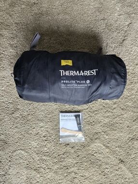 Thermarest Prolite Plus Large Camping Self Inflating Sleeping Pad W/ Patch Kit